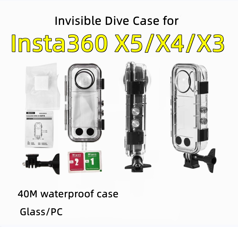 Fishing Boat Cover - Capa invisível para insta360 x3 x4
