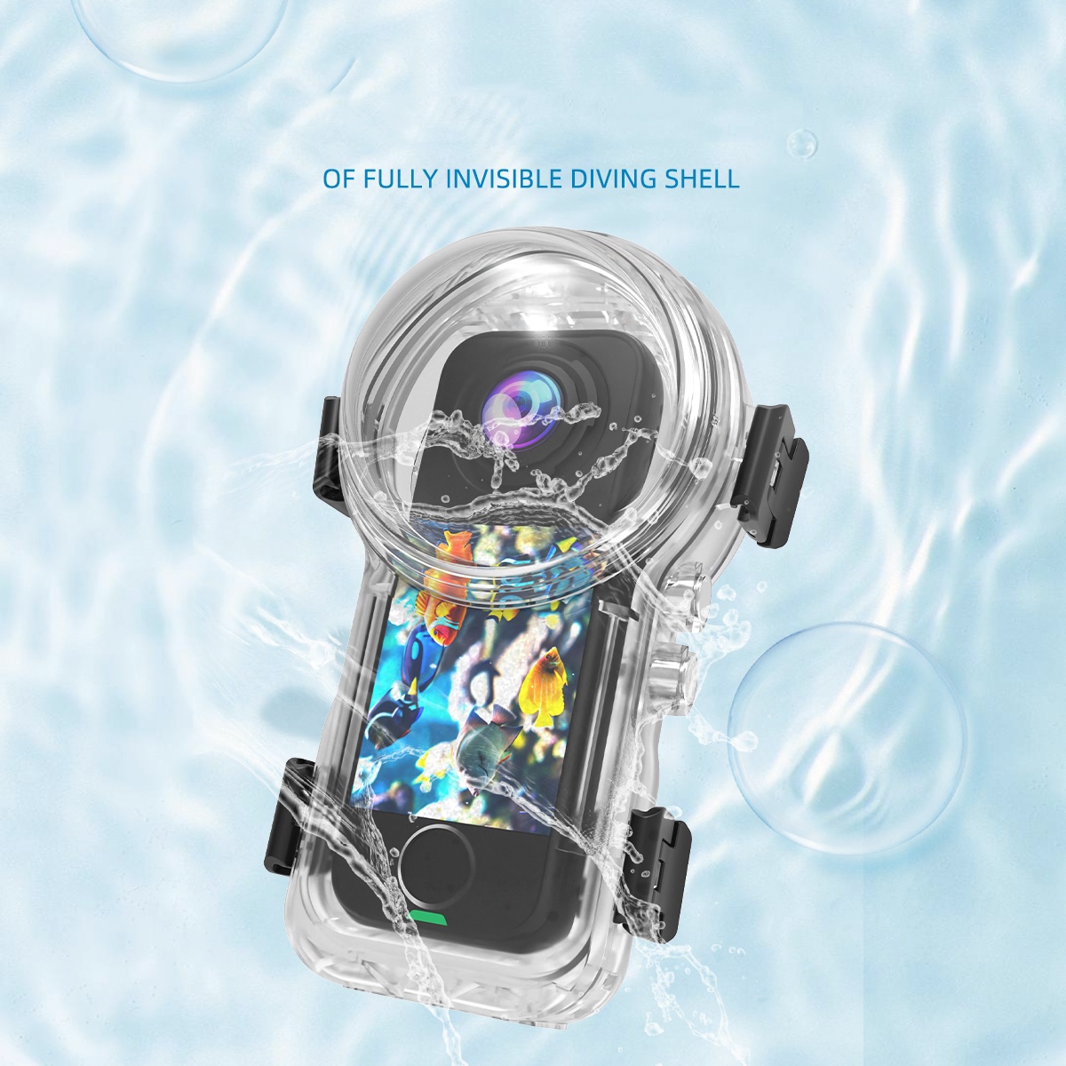 Fishing Boat Cover - Capa de mergulho invisível para insta360