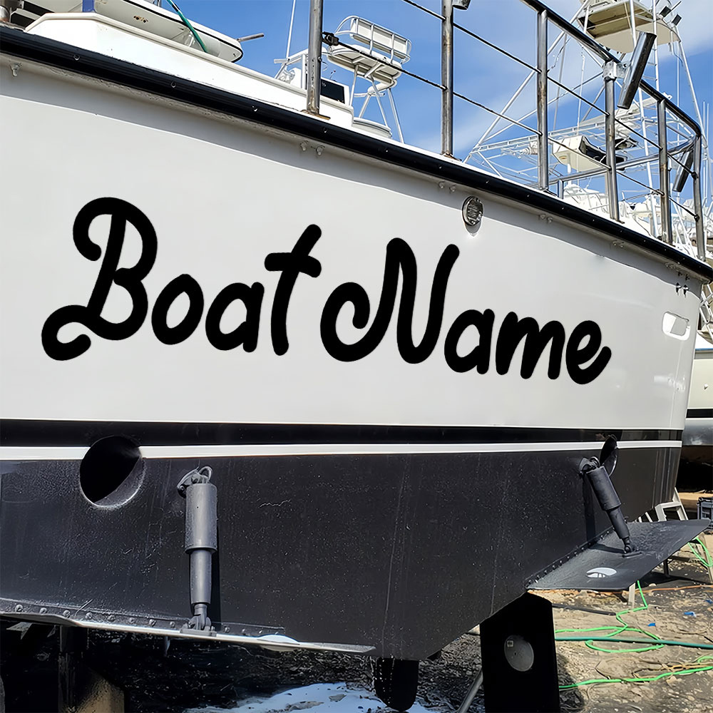 Fishing Boat Oar - Adesivos personalizados à prova d'água para