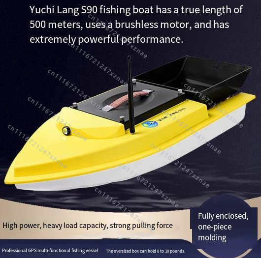 Barco de Pesca RC S90 12V com  - Fishing Boat Gps avaliação e preço