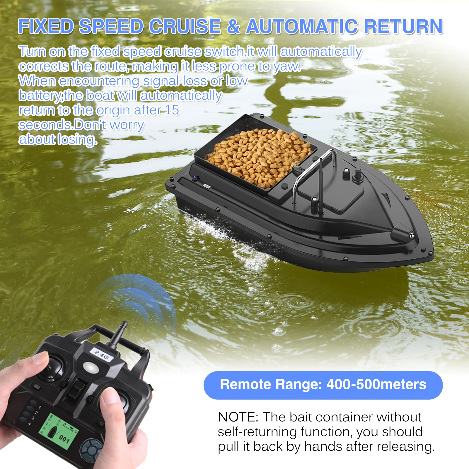 Barco de Isca D16E GPS 12000mA - Fishing Boat Gps avaliação e preço