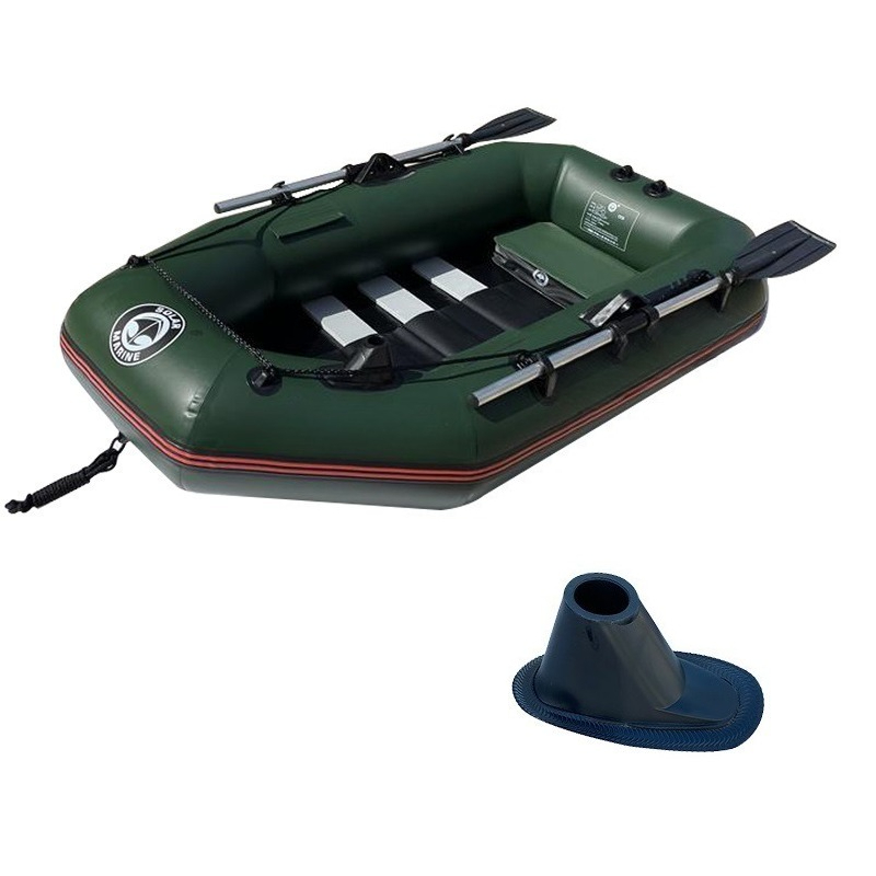 Barco de Pesca Inflável para 1 - Fishing Boat Oar avaliação e preço