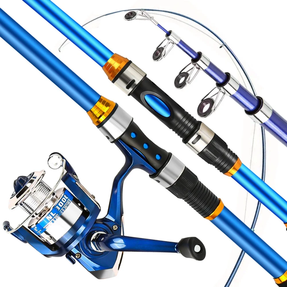 Conjunto de vara de pesca tele - Fishing Boat Oar avaliação e preço