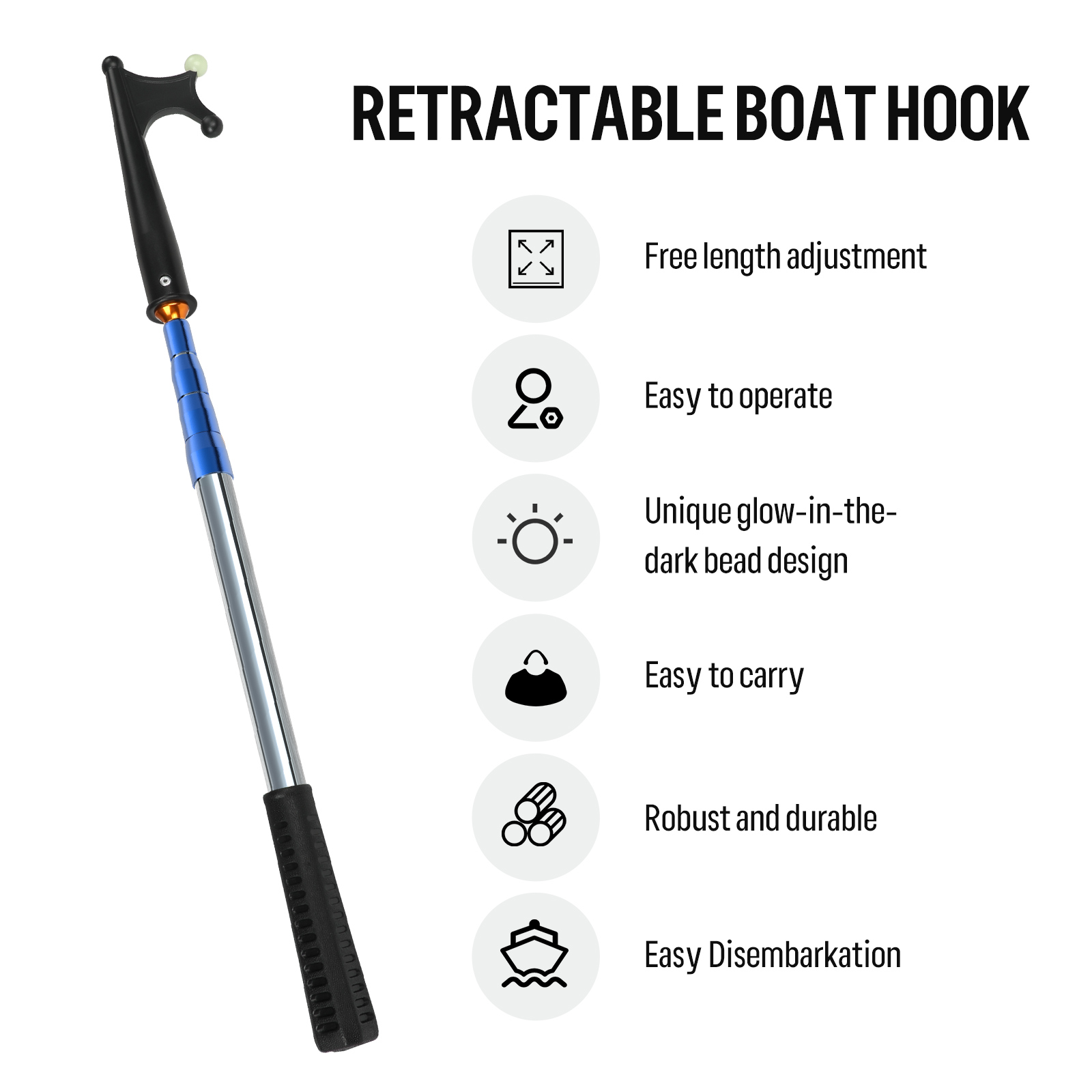Sanlike retrátil luminoso barc - Fishing Boat Trailer avaliação e preço